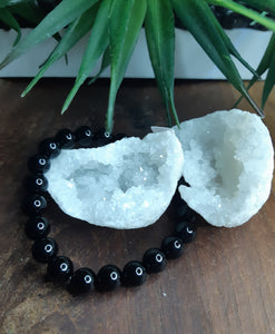 Bracelet Obsidienne 8MM A