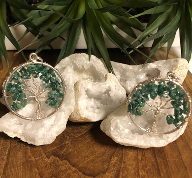 Pendentif Arbre de Vie  Aventurine