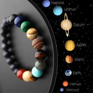 Bracelet huit Planètes Univers Chakra